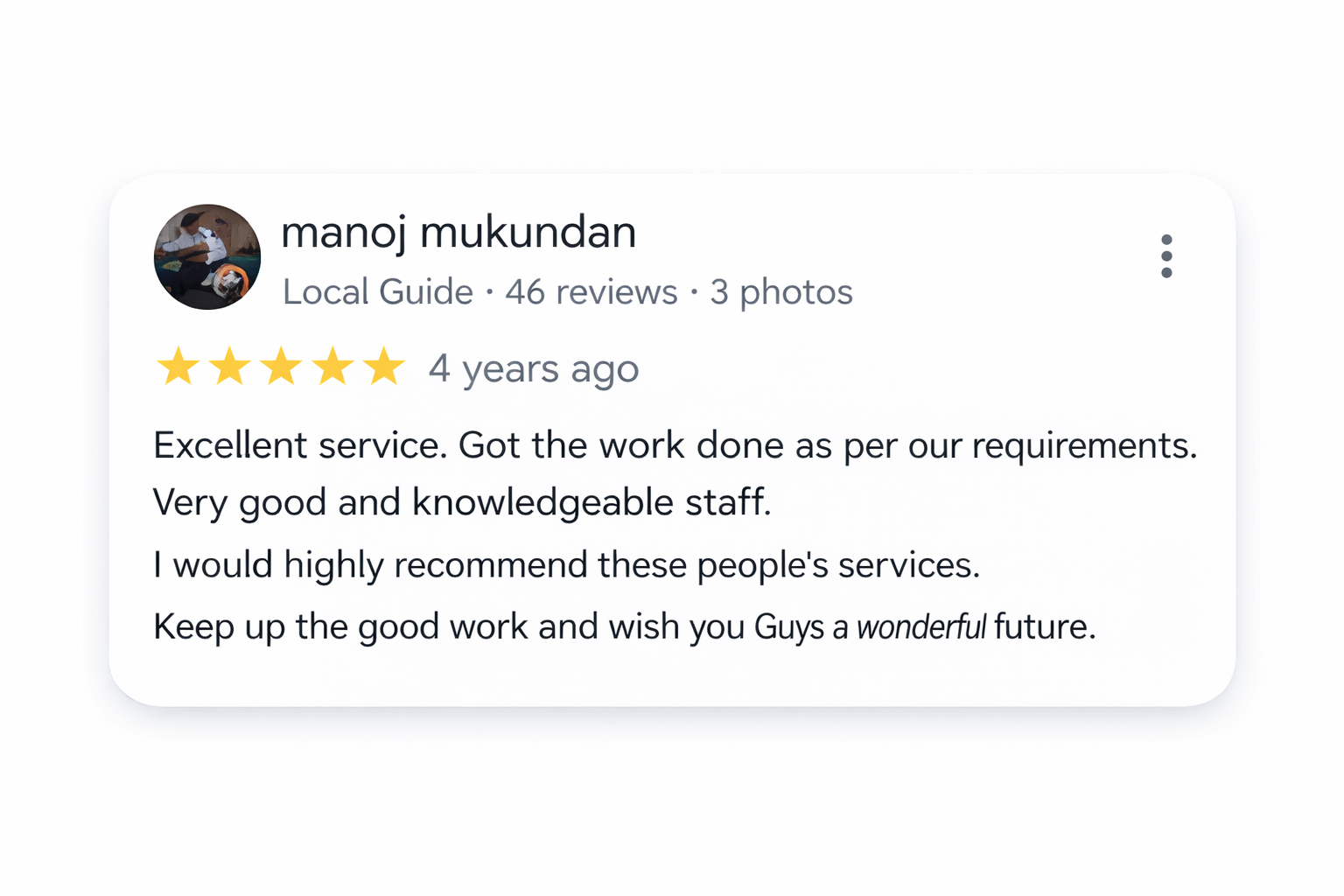 Customer Review
